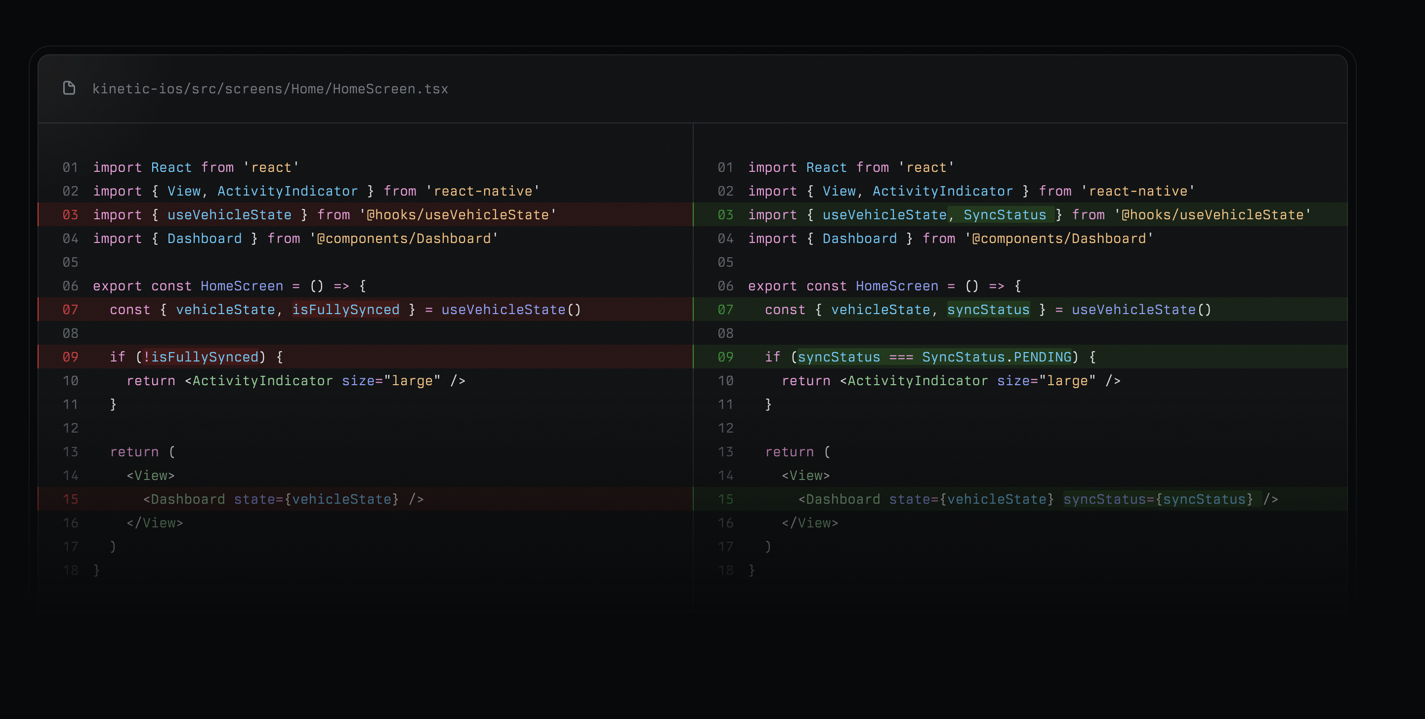 AI product building screenshot